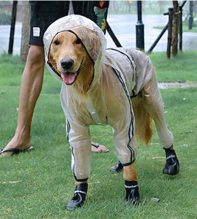 Large Dog Waterproof Raincoat