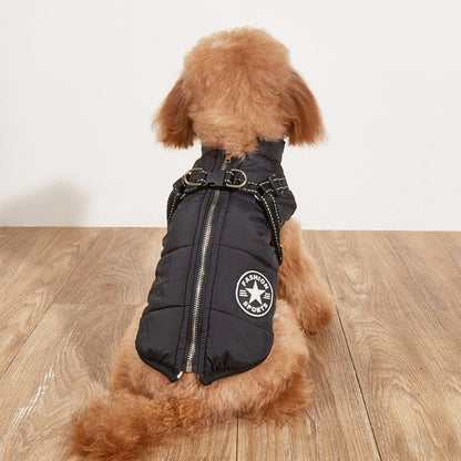 Warm Fleece-Lined Dog Jacket