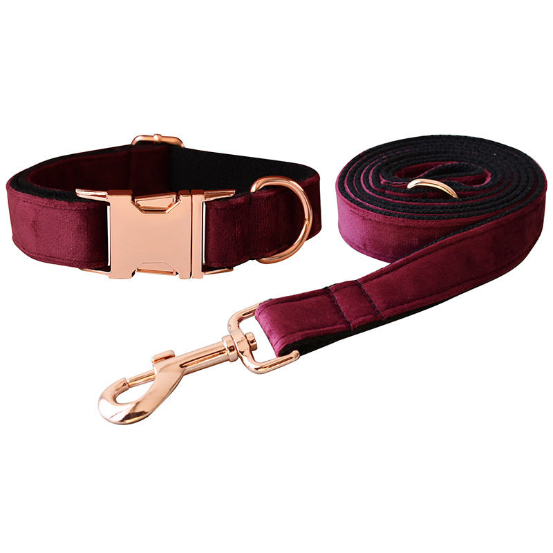 Elegant Velvet Bow Dog Collar