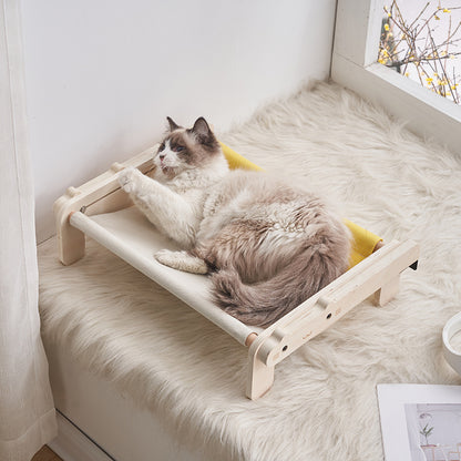 Premium Solid Wood Pet Bed