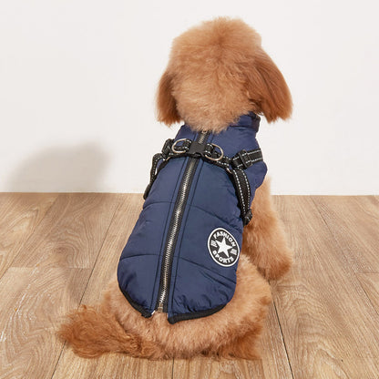 Warm Fleece-Lined Dog Jacket