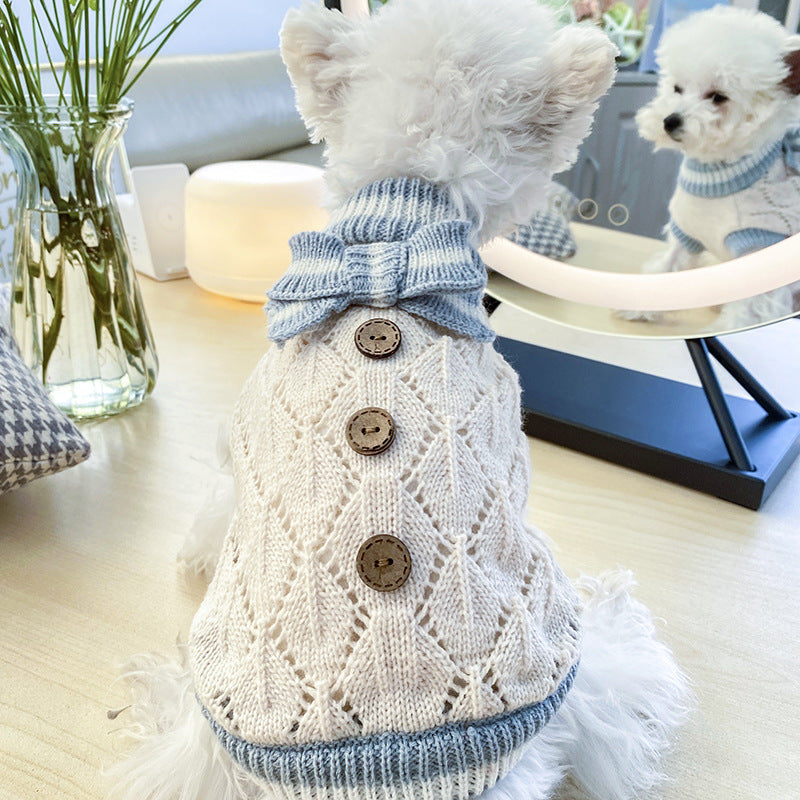 Elegant Bowknot Knit Sweater