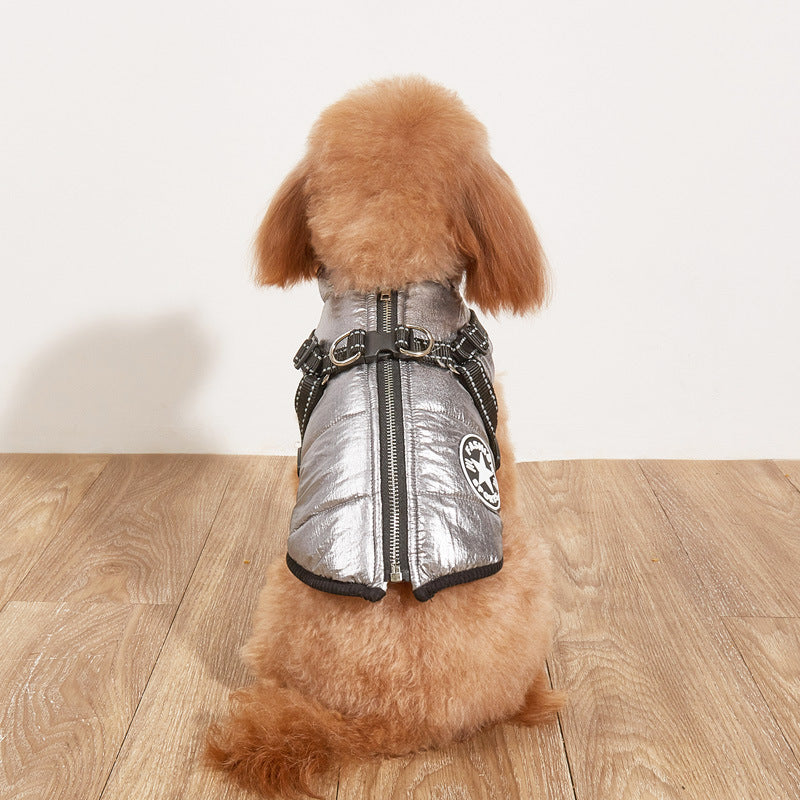 Warm Fleece-Lined Dog Jacket