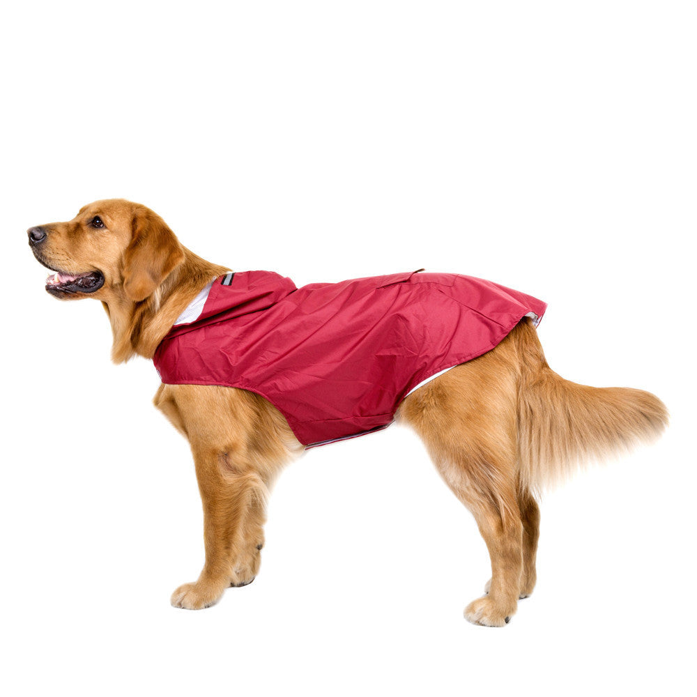 Reflective Waterproof Pet Raincoat