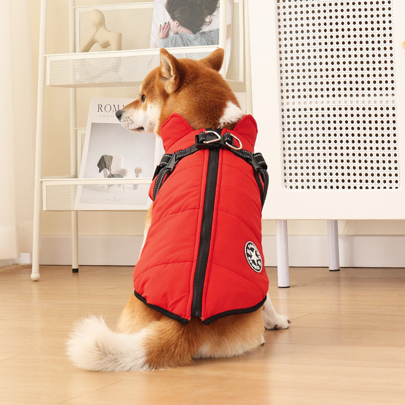 Warm Fleece-Lined Dog Jacket