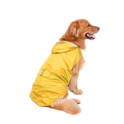 Reflective Waterproof Pet Raincoat