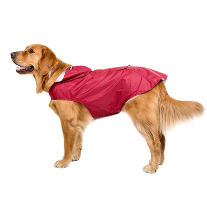 Reflective Waterproof Pet Raincoat