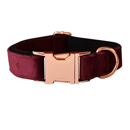 Elegant Velvet Bow Dog Collar