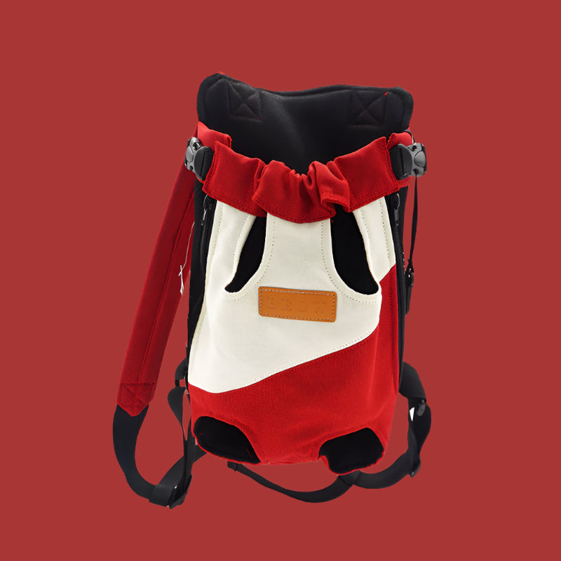 Portable Pet Canvas Chest Bag