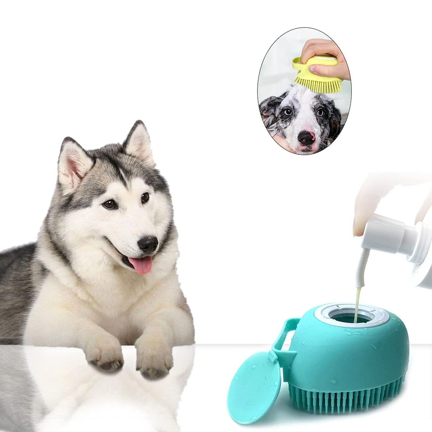 Silicone Pet Grooming Brush