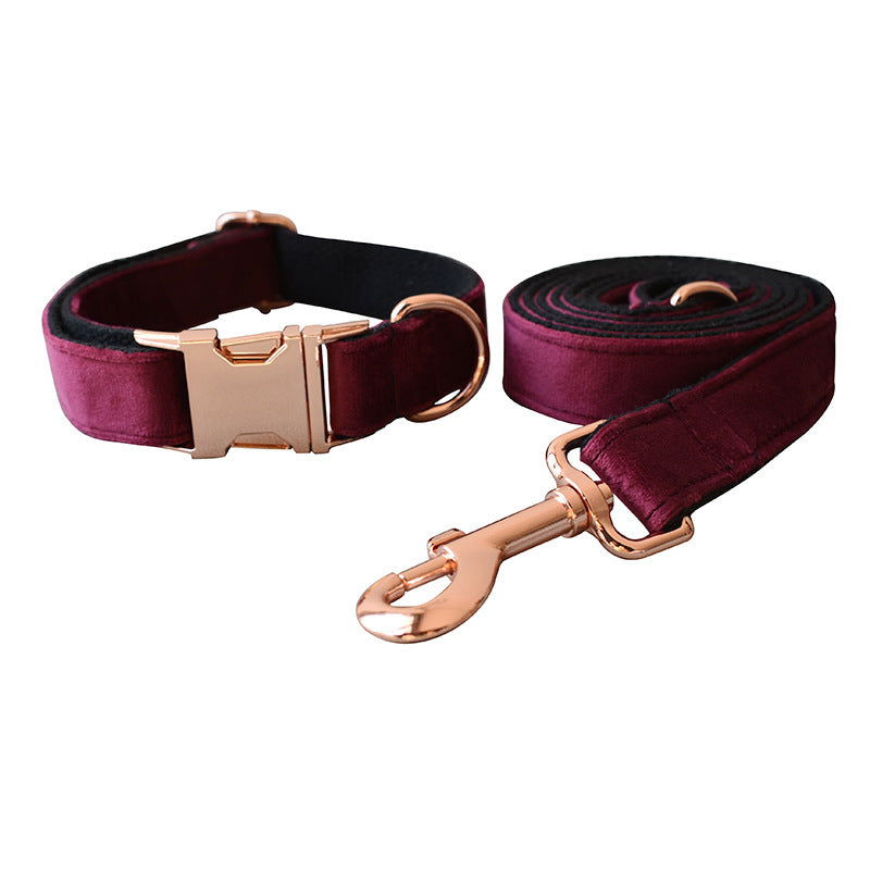 Elegant Velvet Bow Dog Collar