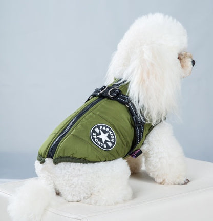 Warm Fleece-Lined Dog Jacket