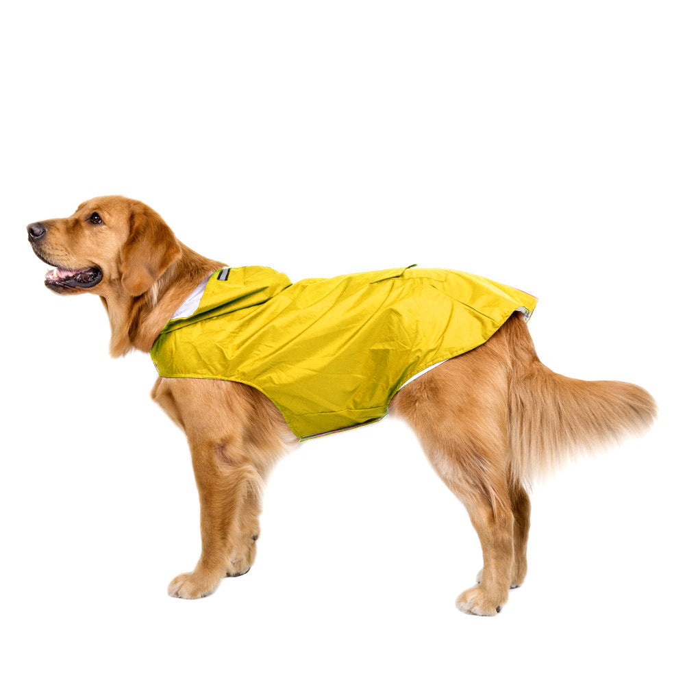 Reflective Waterproof Pet Raincoat